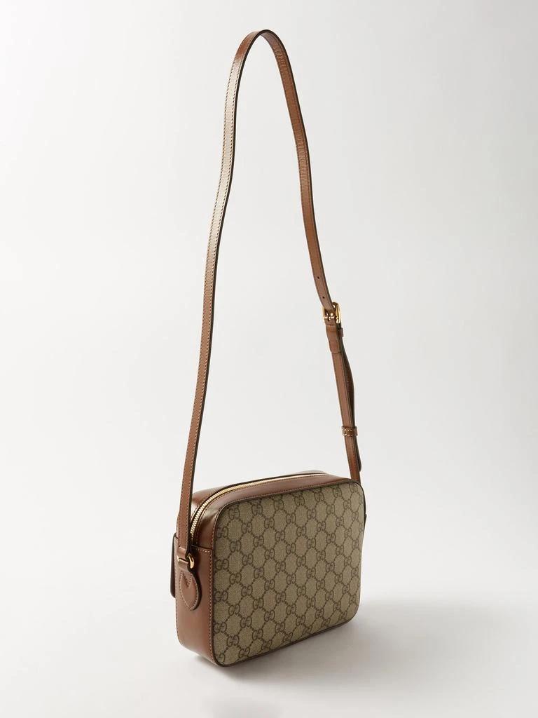 商品Gucci|1955 Horsebit GG Supreme cross-body bag,价格¥12684,第4张图片详细描述