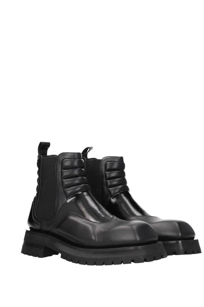 商品Balmain|Ankle Boot Leather Black,价格¥3808,第2张图片详细描述