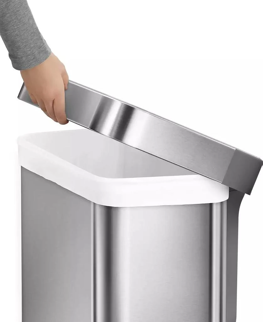 Brushed Stainless Steel 45L Step Trash Can 商品