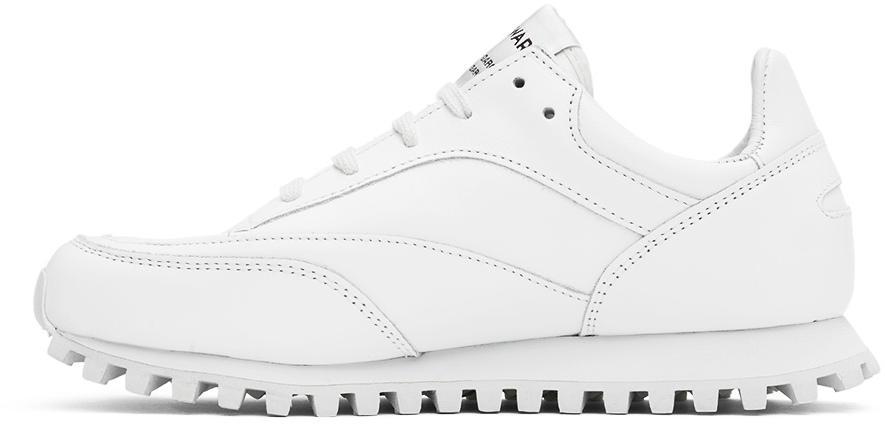 商品Comme des Garcons|White Spalwart Edition Hybrid Low Sneakers,价格¥2238,第5张图片详细描述