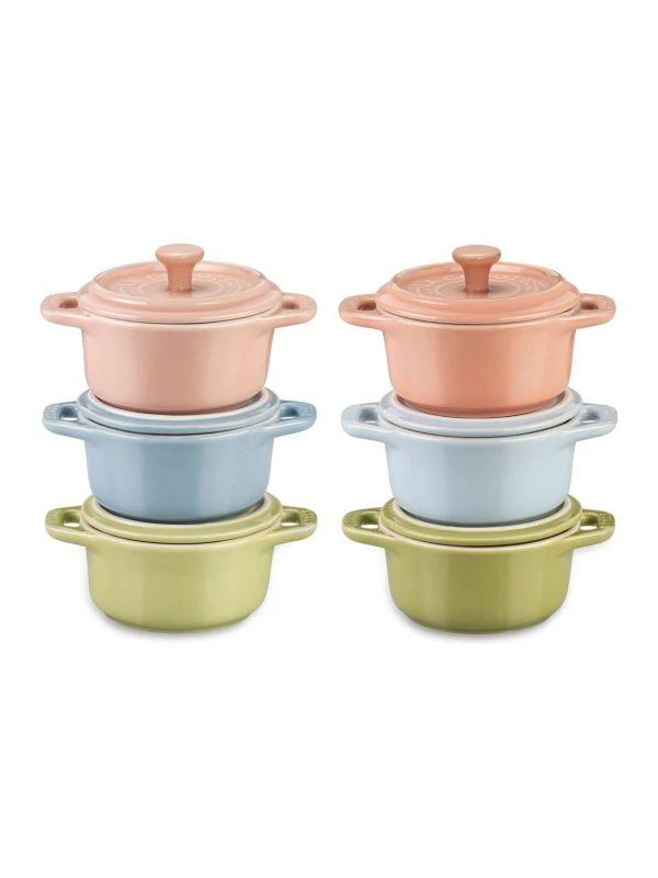 商品Staub|6-Piece Ceramic Mini Cocotte Set,价格¥953,第1张图片