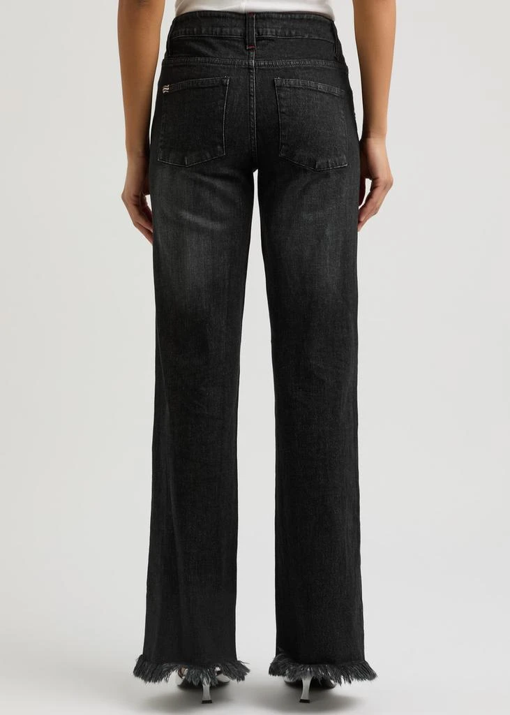 商品Alice + Olivia|Roxie embellished straight-leg jeans,价格¥7002,第3张图片详细描述
