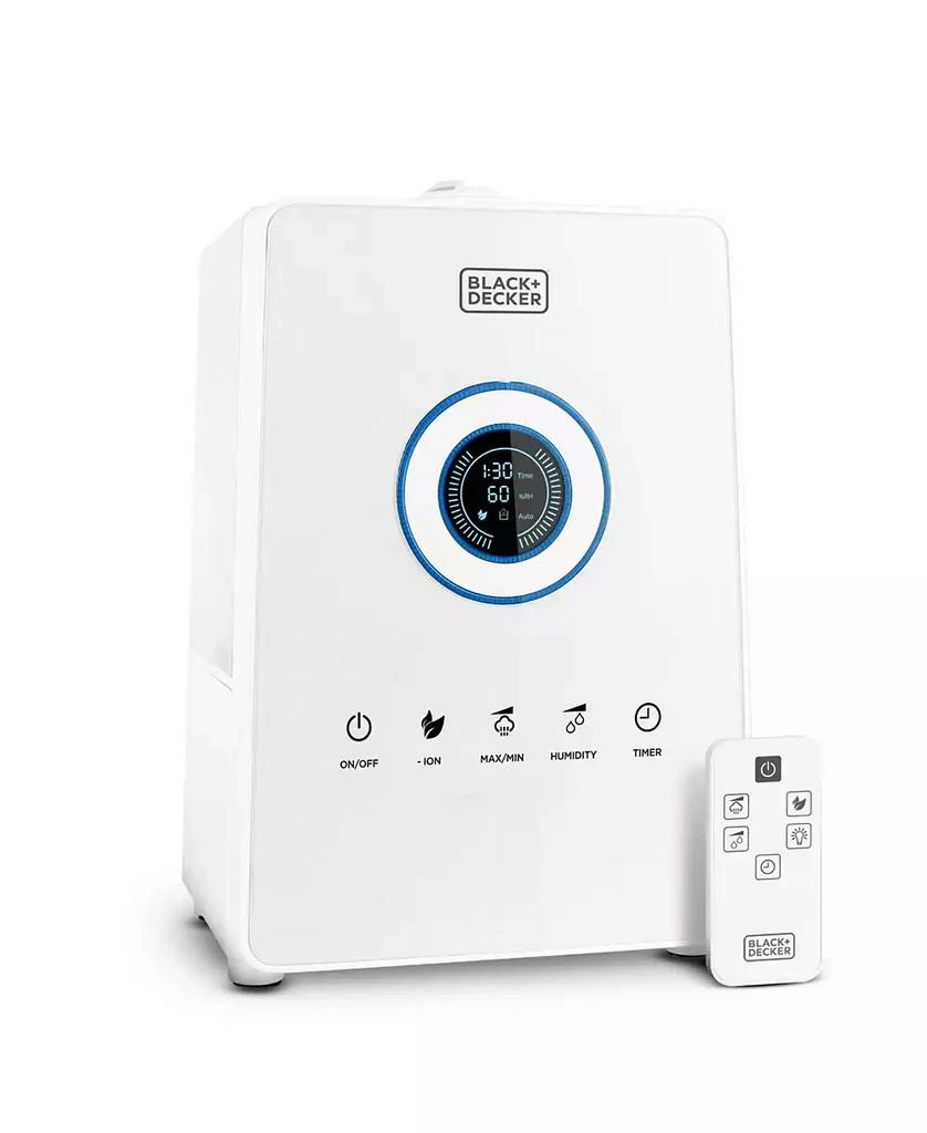 商品Black & Decker|5.5L Ultrasonic Humidifier Remote Ctrl - White,价格¥741,第1张图片