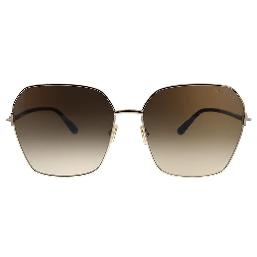 商品Tom Ford|Tom Ford Claudia-02 TF 839 52F Womens Geometric Sunglasses,价格¥1556,第2张图片详细描述