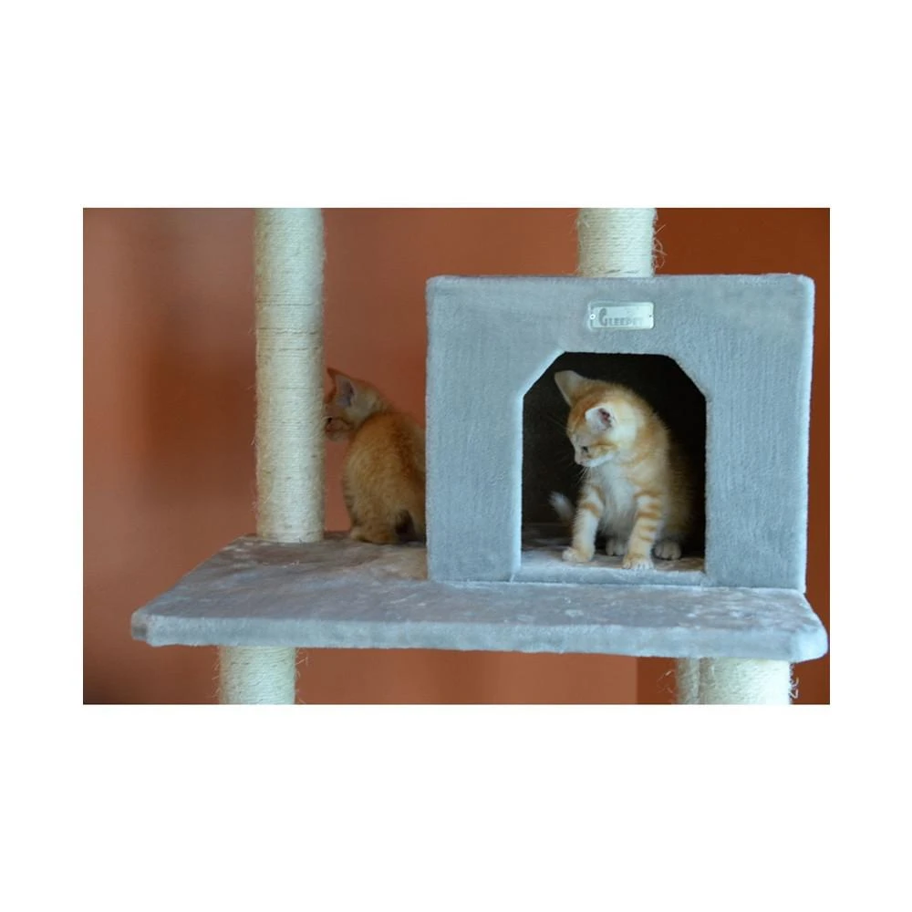 商品Macy's|GleePet 74-Inch Real Wood Cat Tree With Seven Levels,价格¥1560,第4张图片详细描述