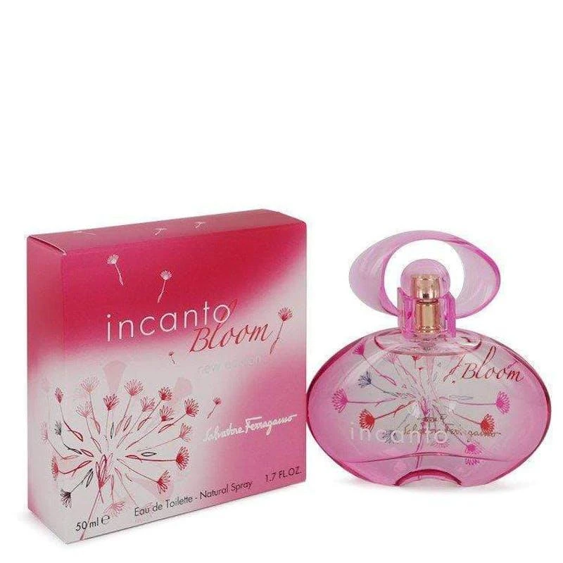 商品Salvatore Ferragamo|Incanto Bloom by Salvatore Ferragamo Eau De Toilette Spray (New Edition) 1.7 oz for Women,价格¥182,第1张图片