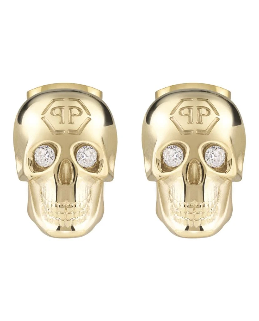 商品Philipp Plein|3D $kull Crystal Stud Earrings,价格¥898,第1张图片