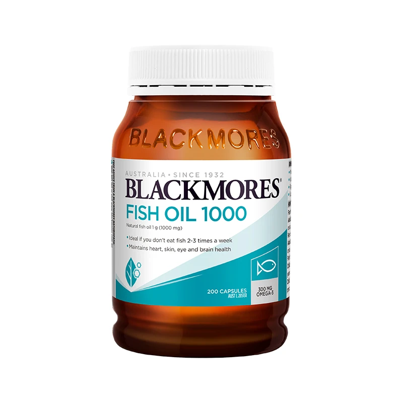 商品[国内直发] Blackmores|Blackmores澳佳宝原味深海鱼油胶囊1000mg 200粒,价格¥96,第1张图片