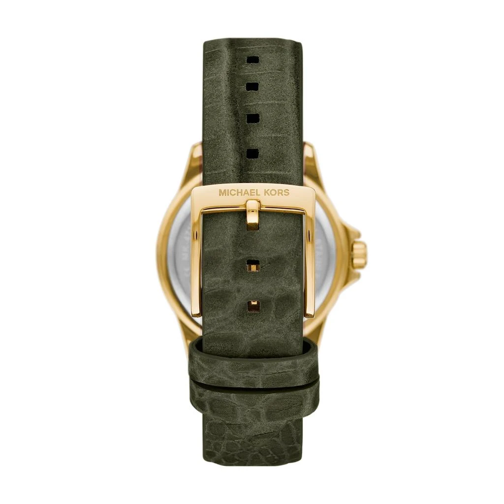 商品Michael Kors|MK4720 - Mini Everest Three-Hand Amazon Suede Croco Leather Watch,价格¥1682,第3张图片详细描述