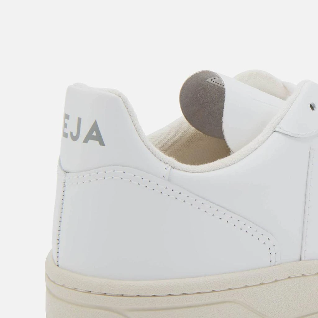 商品Veja|VEJA WOMEN'S V-10 LEATHER TRAINERS - EXTRA WHITE,价格¥650,第4张图片详细描述