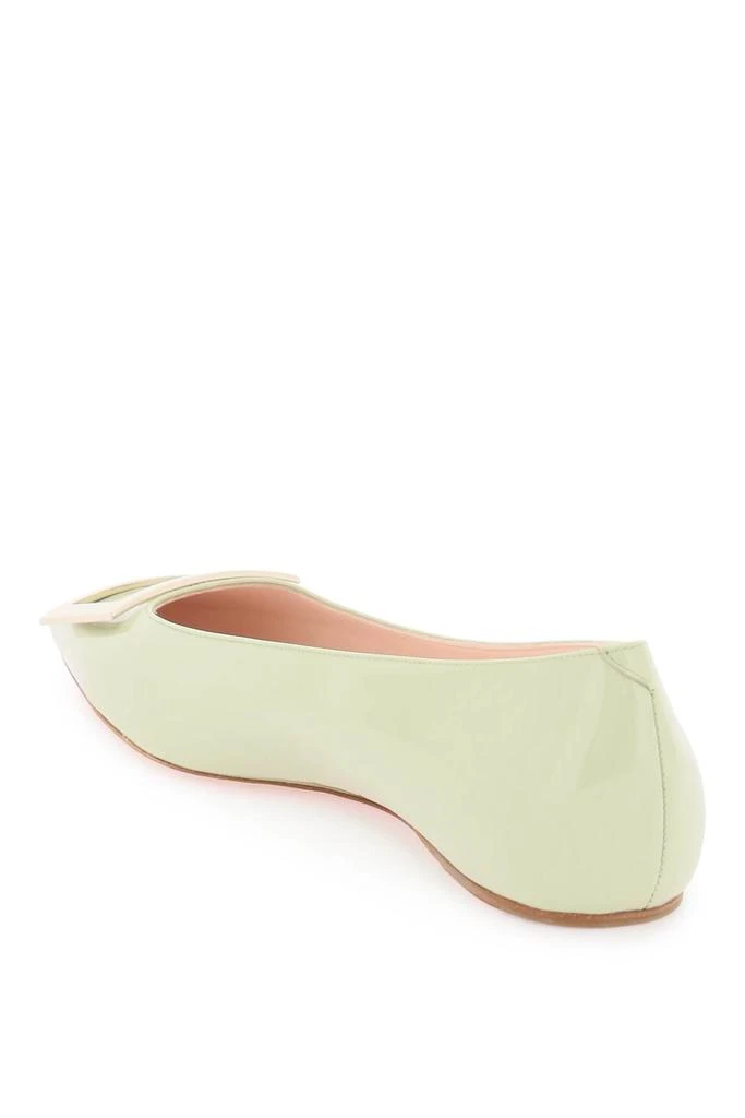 商品Roger Vivier|Roger vivier patent leather 'trompette' ballerina flats,价格¥3645,第3张图片详细描述