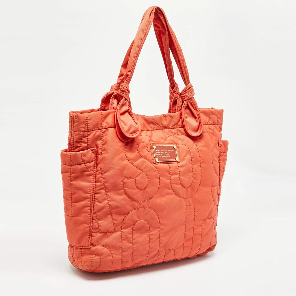 商品[二手商品] Marc Jacobs|Marc by Marc Jacobs Orange Nylon Medium Pretty Tate Tote,价格¥1117,第3张图片详细描述