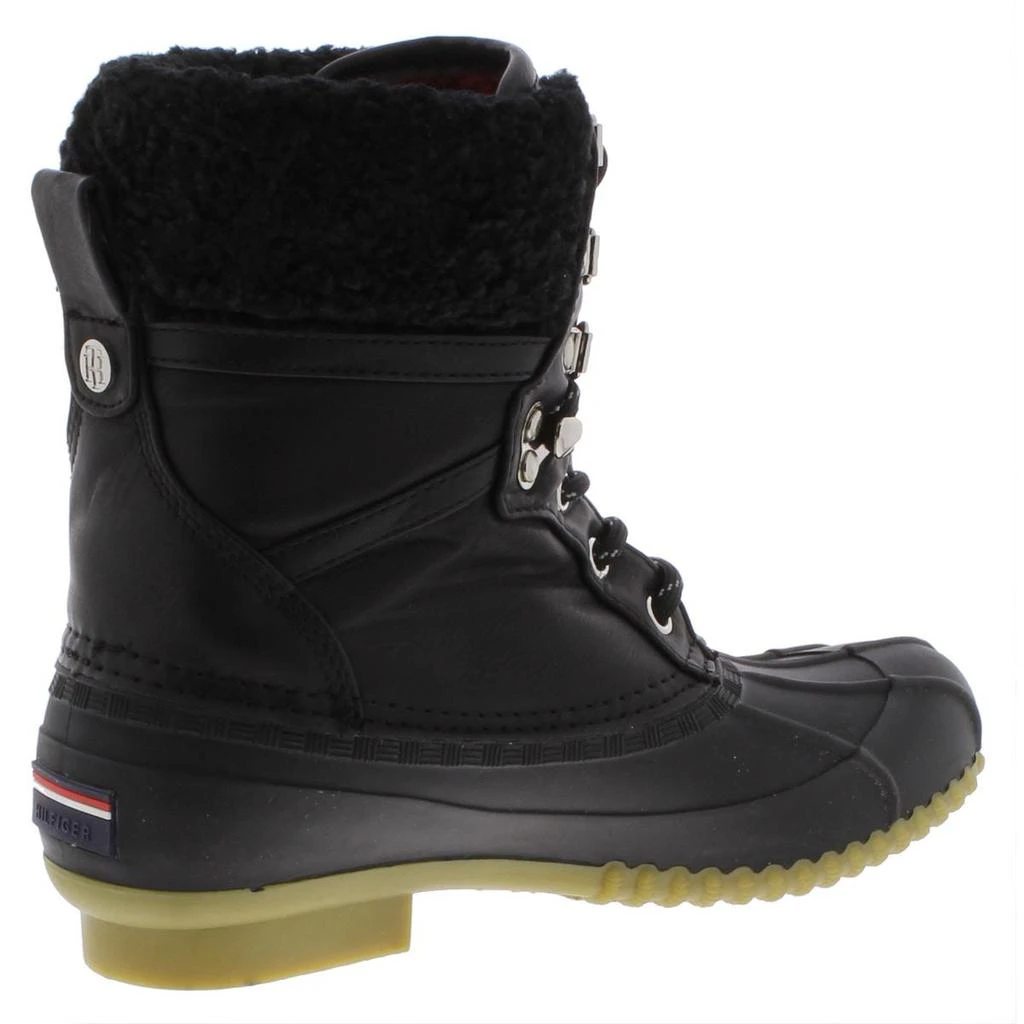 商品Tommy Hilfiger|Tommy Hilfiger Womens Rian Faux Leather Ankle Rain Boots,价格¥127,第4张图片详细描述