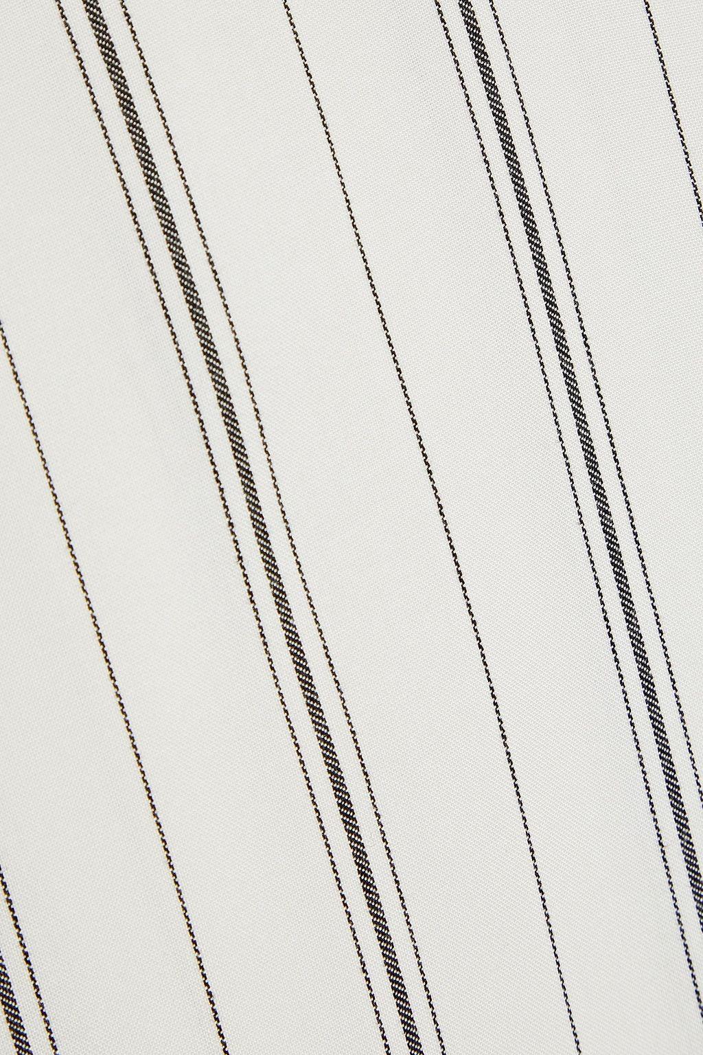 Striped twill shirt商品第4张图片规格展示