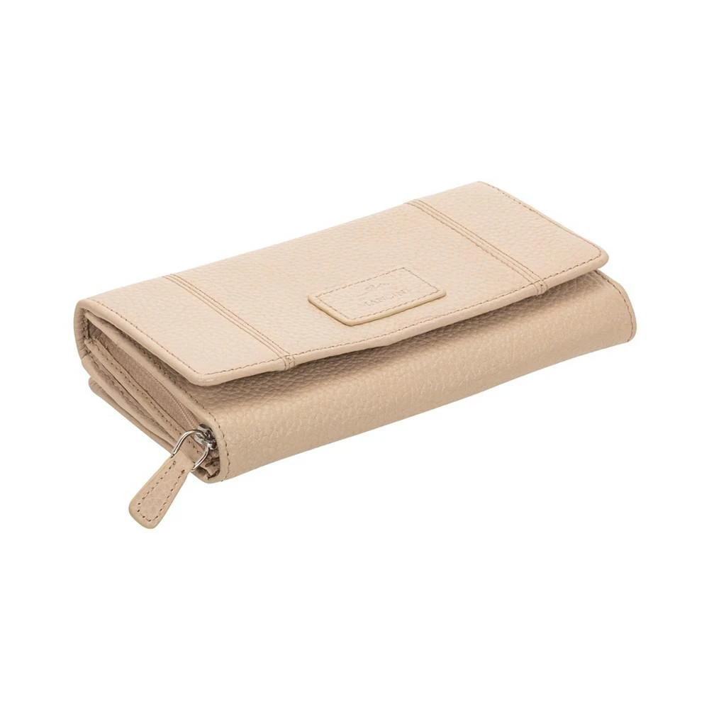 Women's Pebbled Collection RFID Secure Mini Clutch Wallet 商品