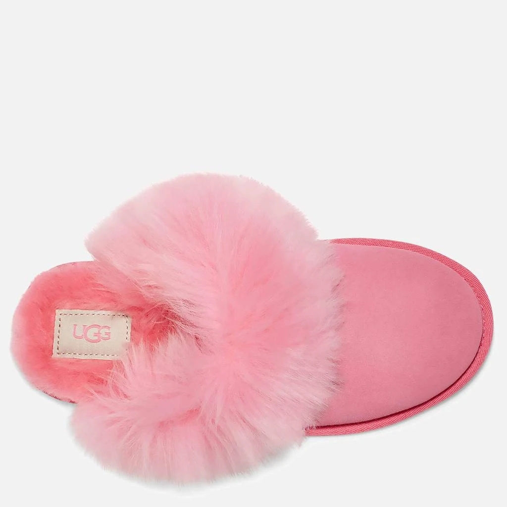 商品UGG|UGG Women's Scuff Sis Suede/Sheepskin Slippers - Pink Rose,价格¥429,第2张图片详细描述