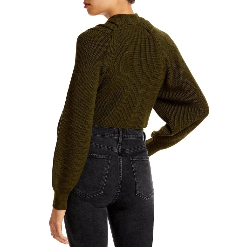 商品Alice + Olivia|Alice + Olivia Womens Mora Wool Faux Wrap Pullover Sweater,价格¥1004,第2张图片详细描述