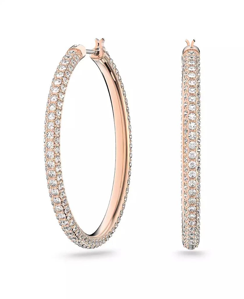 商品Swarovski|Stone Hoop Earrings,价格¥1119,第1张图片