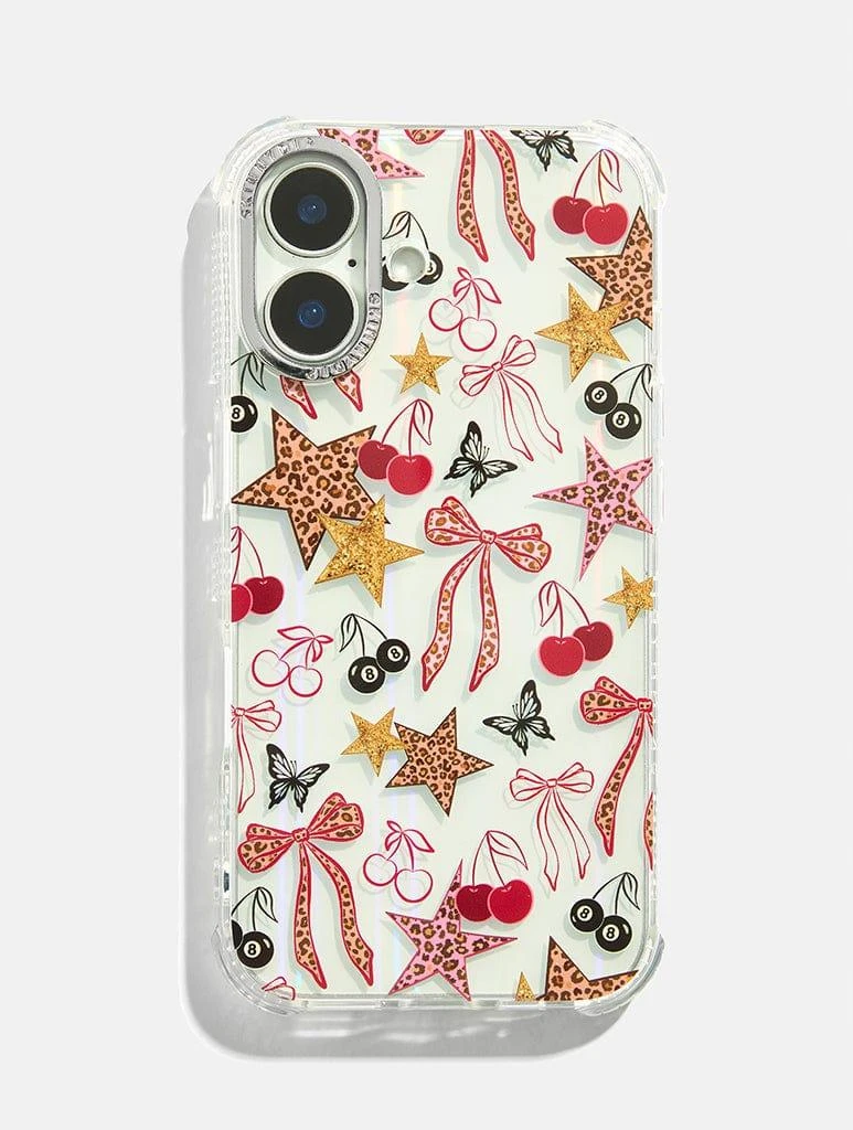 商品Skinnydip London|Leopard Cherry Scrapbook Shock iPhone Case,价格¥268,第1张图片