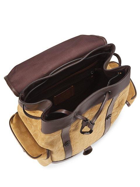 商品Coach|Hitch Suede Backpack,价格¥3845,第5张图片详细描述