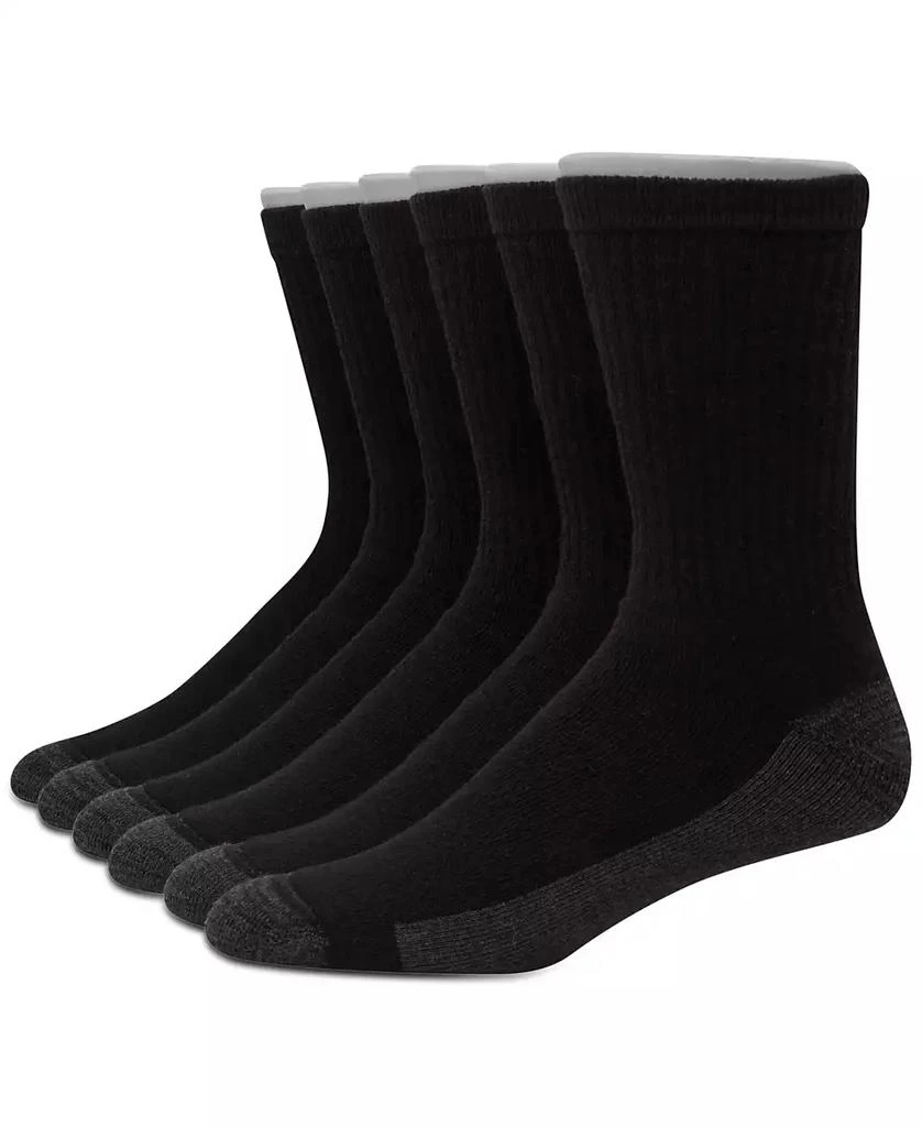 商品Hanes|Men's 6-Pk. Ultimate Xtemp Ultra Cushion Crew Socks,价格¥114,第1张图片