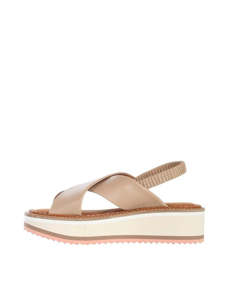 商品ROBERT CLERGERIE|Robert clergerie women's gold leather sandals,价格¥4200,第2张图片详细描述