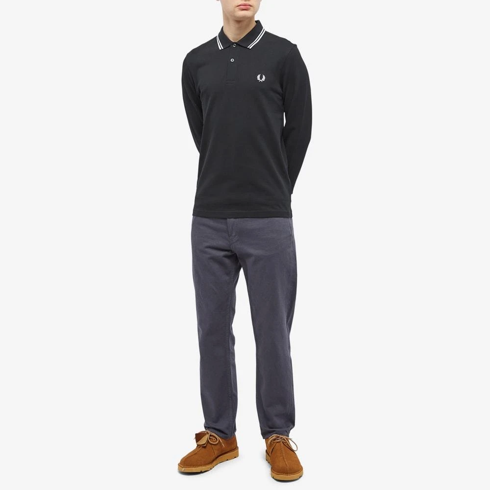 商品Fred Perry|Fred Perry Long Sleeve Twin Tipped Polo,价格¥657,第4张图片详细描述