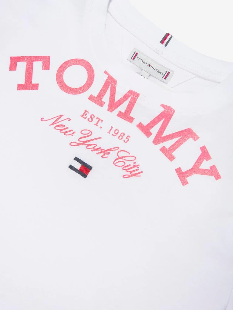 商品Tommy Hilfiger|Girls Tommy Logo T-Shirt in White,价格¥216,第3张图片详细描述