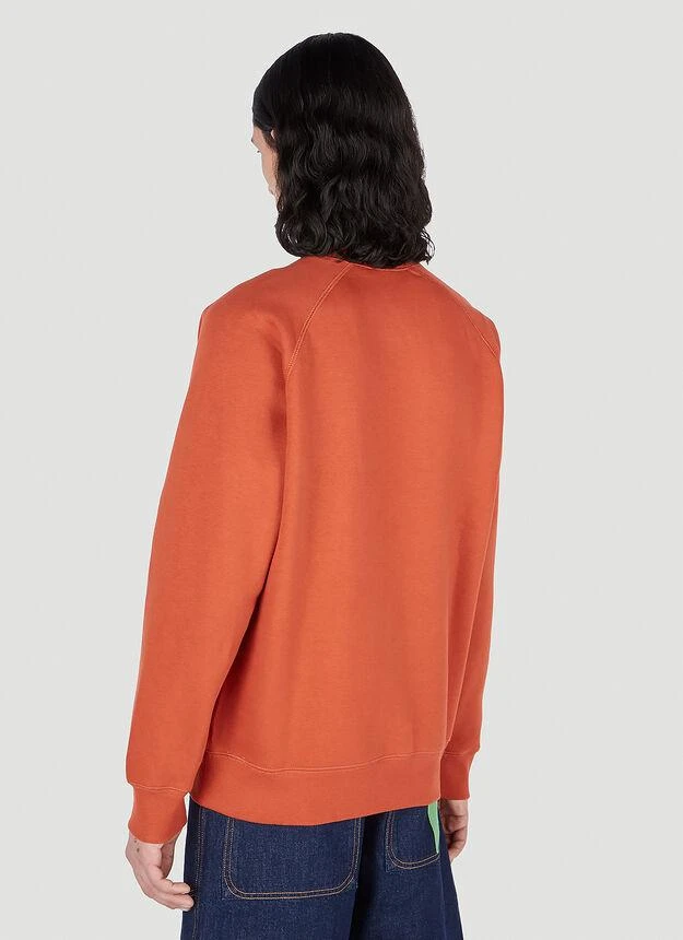 商品Carhartt WIP|Chase Sweatshirt in Orange,价格¥682,第4张图片详细描述