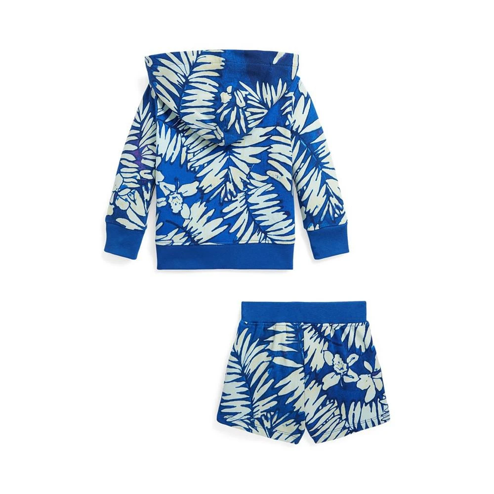 商品Ralph Lauren|Baby Girls Terry Hoodie and Shorts, 2 Piece Set,价格¥261,第2张图片详细描述