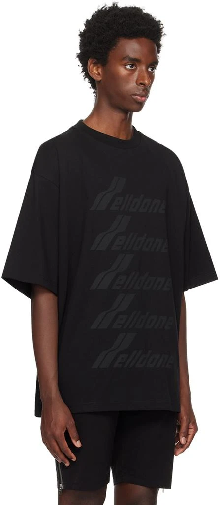 商品We11done|Black Printed T-Shirt,价格¥730,第2张图片详细描述