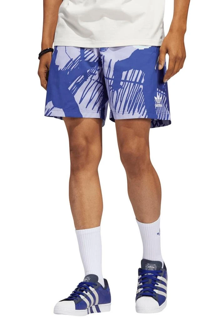 商品Adidas|Adiplay Print Recycled Nylon Shorts,价格¥188,第1张图片