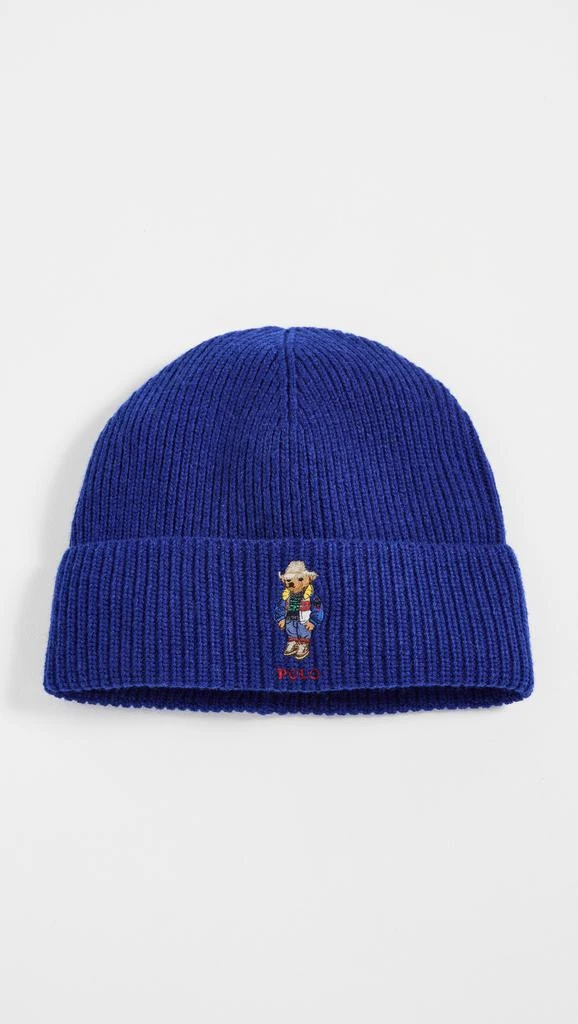 商品Ralph Lauren|Polo Ralph Lauren Solid Holiday Bear Beanie,价格¥304,第2张图片详细描述