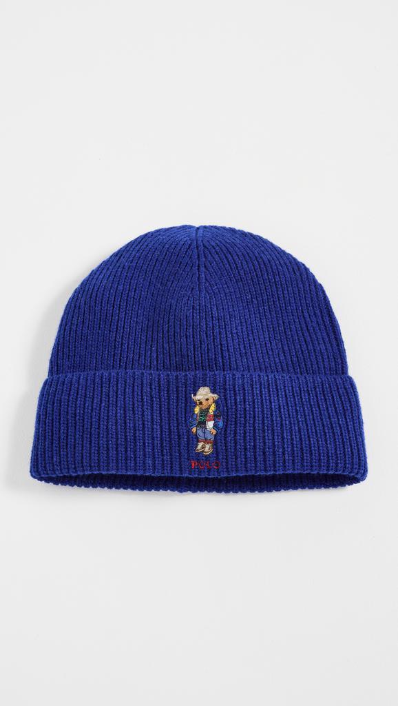 商品Ralph Lauren|Polo Ralph Lauren Solid Holiday Bear Beanie,价格¥296,第4张图片详细描述