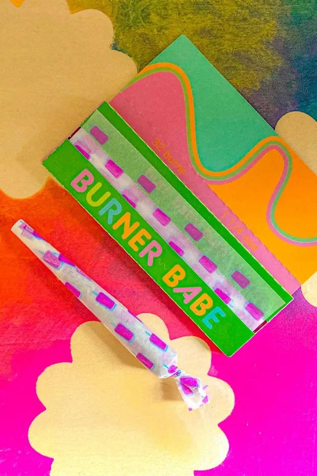 商品Burner Babe|Burner Babe Chick Lick Rolling Papers,价格¥53,第2张图片详细描述