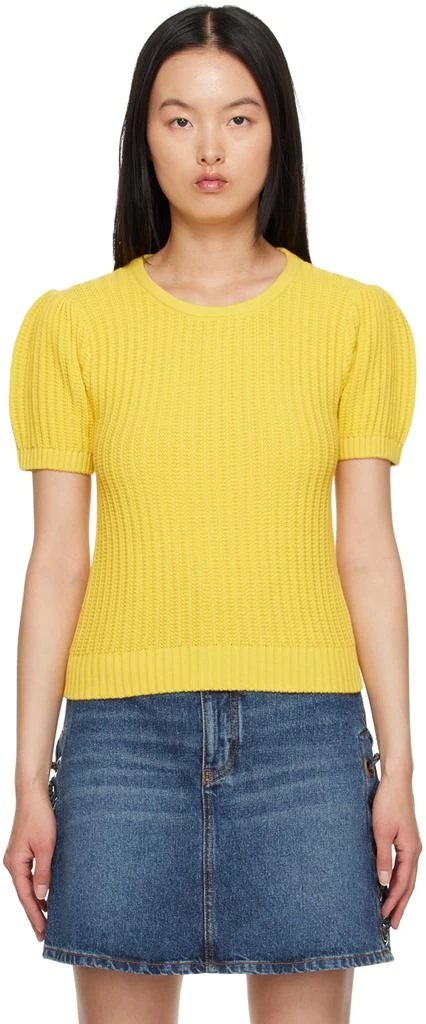 商品See by Chloé|Yellow Rib Sweater,价格¥1569,第1张图片