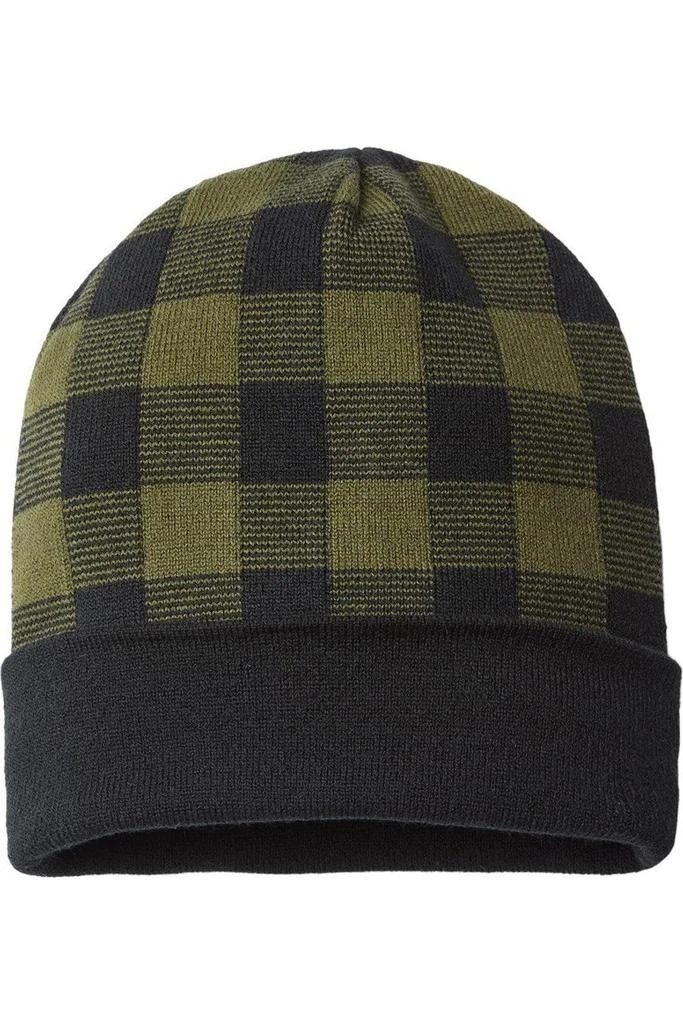 商品CAP AMERICA|USA-Made Plaid Beanie,价格¥166,第2张图片详细描述