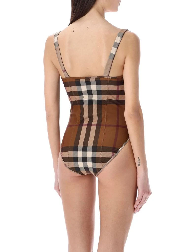 商品Burberry|Burberry Check-Printed One-Piece Stretch Swimsuit,价格¥2942,第2张图片详细描述