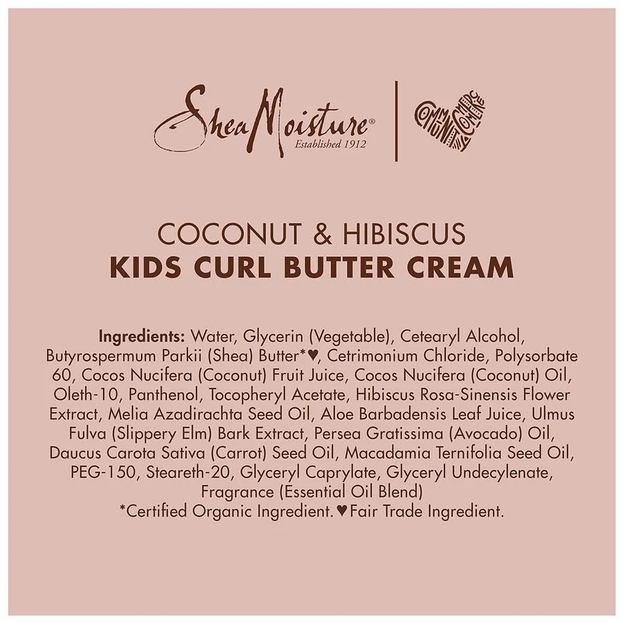 商品SheaMoisture|Kids Curling Styling Cream Coconut & Hibiscus,价格¥96,第4张图片详细描述