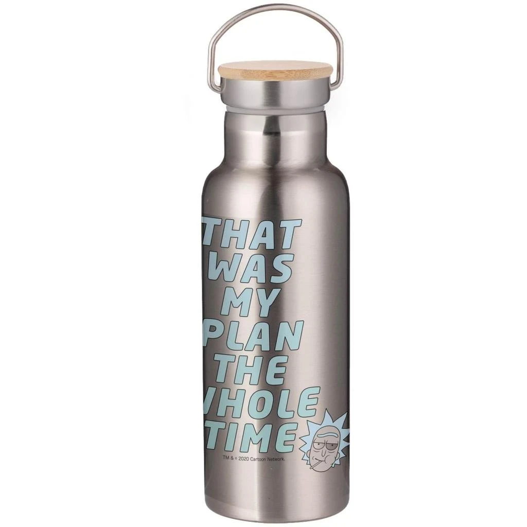 商品Original Hero|Rick & Morty That Was My Plan... Portable Insulated Water Bottle - Steel,价格¥194,第1张图片详细描述