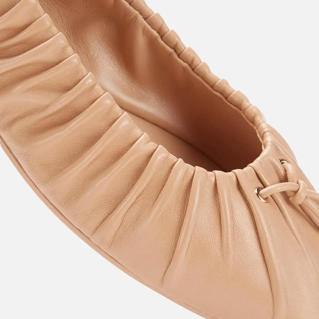 商品Coach|Coach Women's Eleanor Leather Ballet Flats,价格¥624,第4张图片详细描述