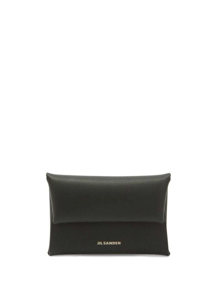 商品Jil Sander|Jil Sander Leather Envelope Coin Purse With Embossed Jil Sander Logo,价格¥1920,第1张图片