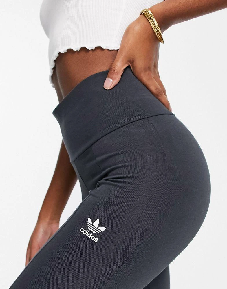 商品Adidas|adidas Originals '80's Aerobic' split front flared trousers in black,价格¥183,第3张图片详细描述