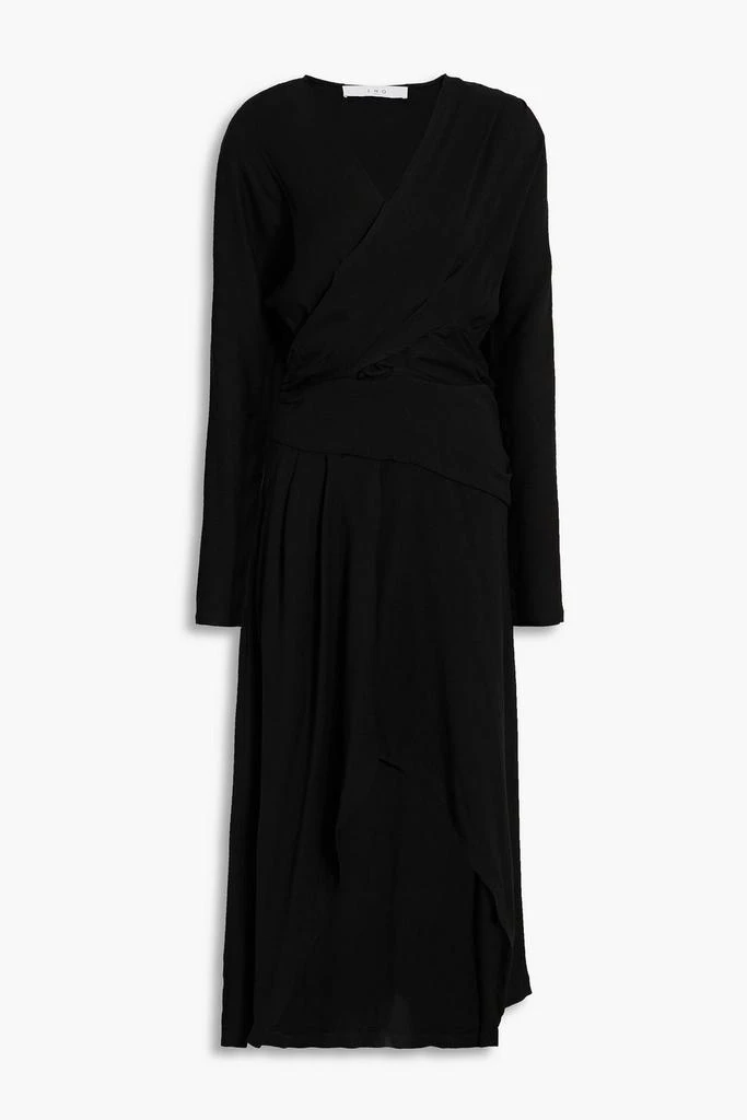 商品IRO|Elmas asymmetric wrap-effect crepe dress,价格¥1572,第1张图片