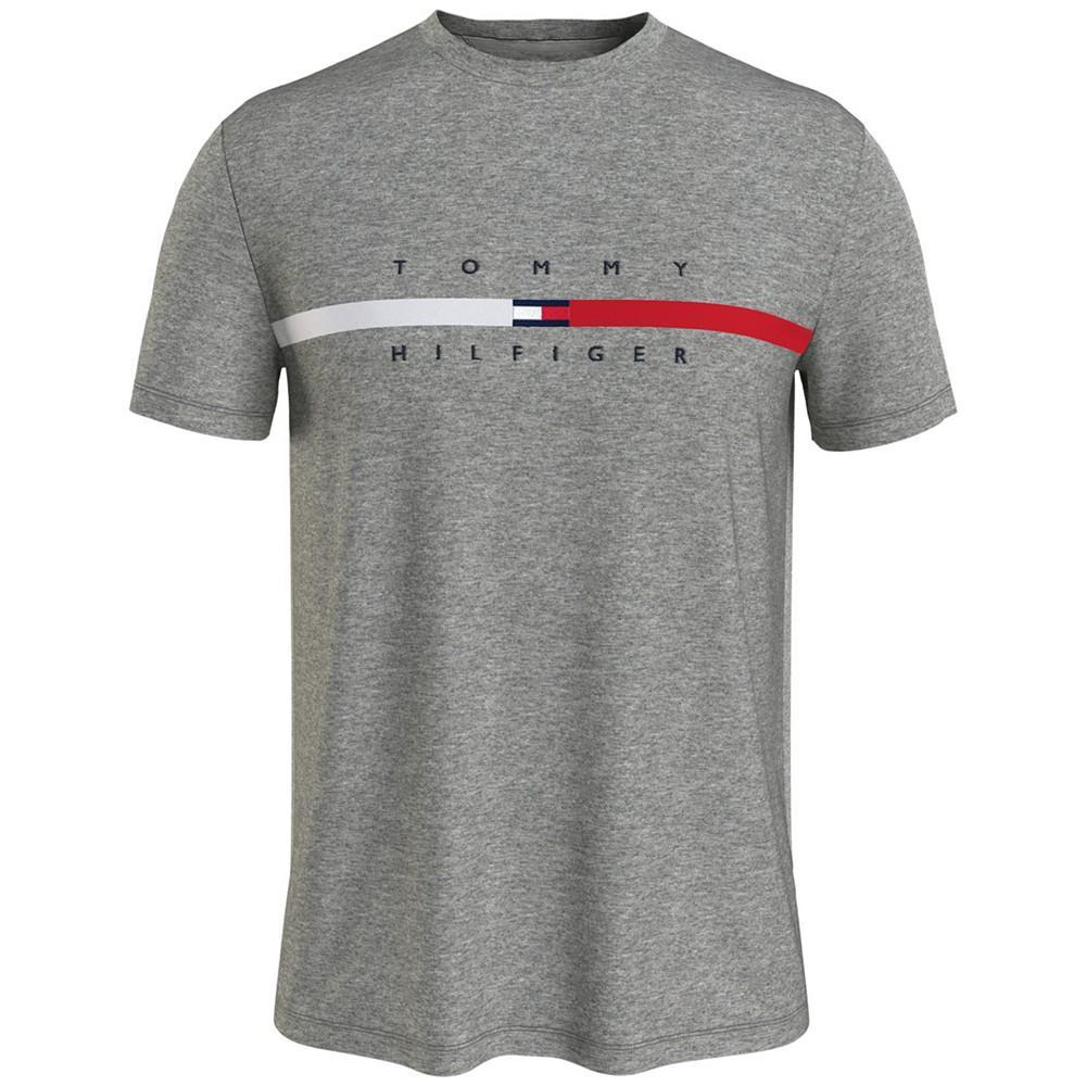 商品Tommy Hilfiger|Men's Flag Stripe Short Sleeve T-Shirt,价格¥109-¥237,第7张图片详细描述