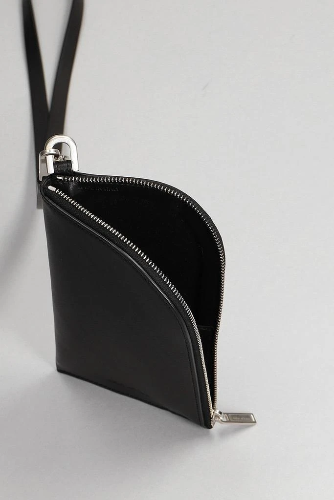 商品Rick Owens|Rick Owens Neckwallet Wallet In Black Leather,价格¥2504,第4张图片详细描述