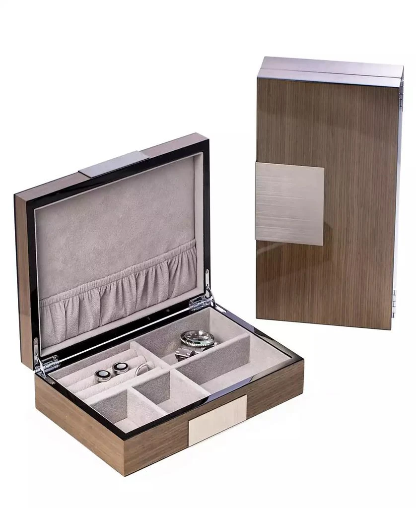 商品Bey-Berk|Wood Valet Box,价格¥1058,第1张图片