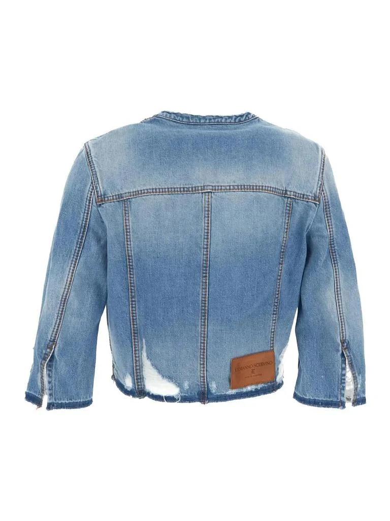 商品ERMANNO|Ermanno Scervino Double-breasted Denim Jacket,价格¥6267,第2张图片详细描述