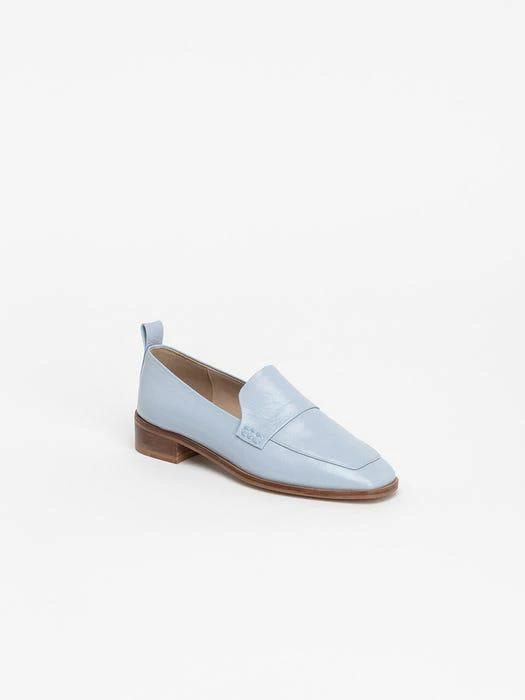 商品CHAUSSURE LAPIN|Tiempo Slip-on Loafers in Wrinkled Baby Blue,价格¥2160,第3张图片详细描述