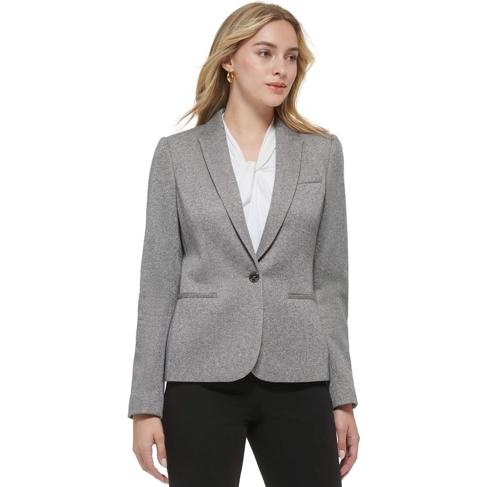 商品Tommy Hilfiger|Women's Metallic Single-Button Blazer,价格¥318,第1张图片